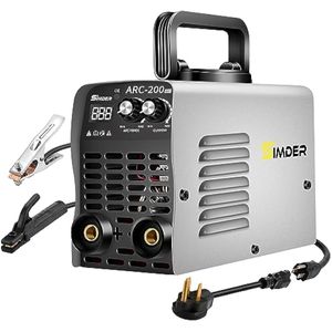 SIMDER Mini soldador de arco de 200 amperios, 110 V/220 V, máquina de soldadura MMA IGBT digital