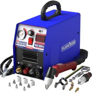 Cortador de plasma Pilot Arc 55A Máquina cortadora de plasma sin contacto PLC55P Voltaje dual 110V