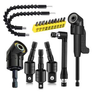 CIGOTU Juego de extensión de adaptador de llaves de mano de grado de impacto, 3 piezas de 1/4 3/8