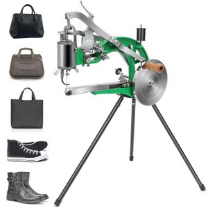 Máquina de coser de cuero Máquina de coser de zapatero Máquina de reparación de zapatos con doble