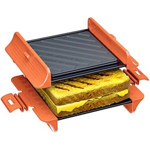 Sandwichera para microondas | Sandwichera de prensa Panini | Bandeja para parrilla de microondas |