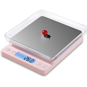Yoncon Báscula digital pequeña para alimentos, báscula de cocina de 105.82 oz/0.00 oz de alta