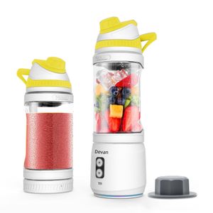 Licuadora portátil para batidos y batidos, antiatascos, recargable USB-C de 24 onzas, sin BPA,