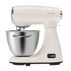 ZACME Batidora de pie comercial de 8.4 cuartos de galón de 800 W con cuerpo fundido de aluminio y