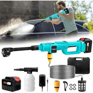 Lavadora de alta presión inalámbrica de 900 PSI, pistola de lavado a presión alimentada por batería