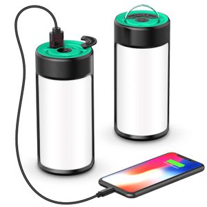 CT CAPETRONIX - Linterna LED para campamento, luces para campamento recargables con 400 lúmenes, 5