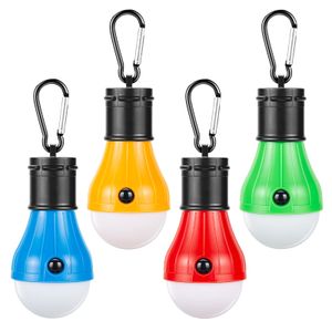 Doukey - Faroles LED portátiles para tienda de campaña (paquete de 4 unidades), 4 modos, para