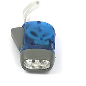 Linterna, 3 LED de prensa de mano antorcha de manivela linterna de mano linterna de presión de mano