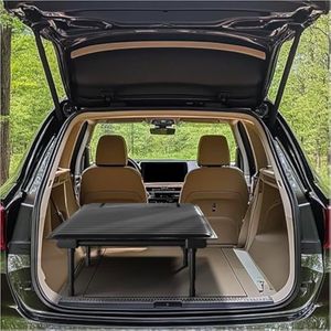 Folding Car Bed with Adjustable Leg and Flexible Length, Camping Bed for Universal SUV Truck MVP