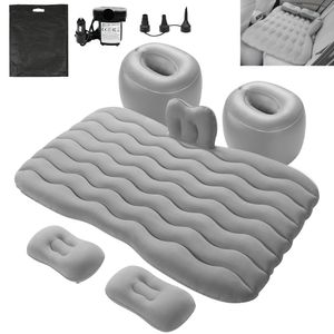 Vextone Colchón de aire inflable para asiento trasero y trasero de automóvil, colchón de aire grueso