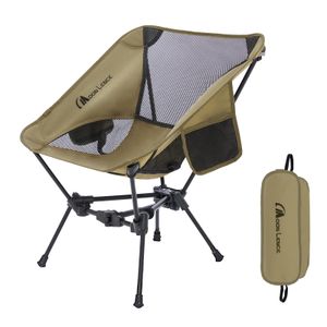MOON LENCE Silla portátil de camping para mochilero, silla plegable ultraligera de 4ª generación,