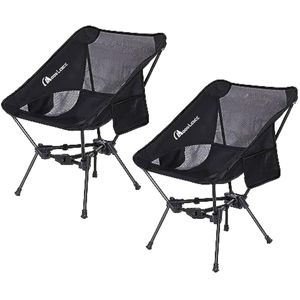 MOON LENCE Silla portátil de camping para mochilero, silla plegable ultraligera de 4ª generación,
