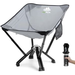 MTRVR Sillas de camping portátil que soporta 400 libras, silla ligera resistente para adultos que se