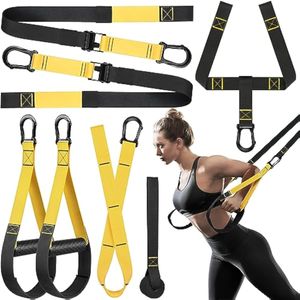 Kit de entrenamiento de resistencia para el hogar, correas de ejercicio de entrenamiento de