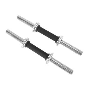 Mancuernas roscadas de goma/cromo de 1 pulgada, asas ajustables de barra de mancuerna, se adapta a