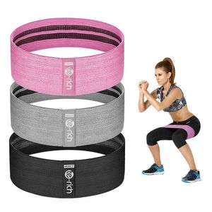 Te-Rich Resistance Bands, Fabric Booty Bands for Women, Cloth Workout Bands Resistance Loop Bands,