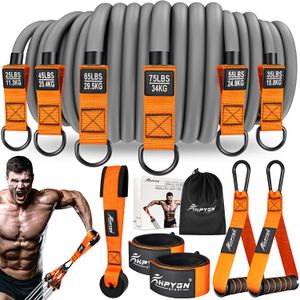 HPYGN Bandas de resistencia para entrenamiento, 300 libras, 360 libras, bandas de resistencia para