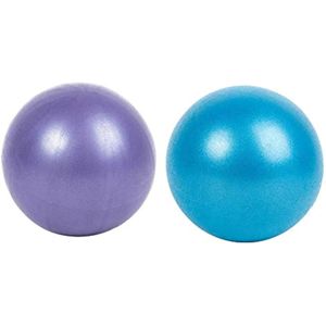 Paquete de 2 pelotas de pilates de 9 pulgadas, pelota de ejercicio pequeña con pipeta inflable para