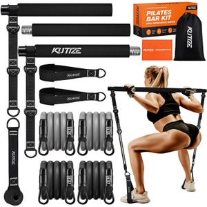 Kit de barra de pilates con bandas de resistencia, equipo de pilates, barra de pilates