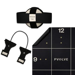 Pvolve Paquete de potencia, banda de resistencia, alfombrilla de precisión y pelota de polietileno,