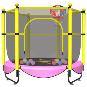 VGMiu Trampolín de 60 pulgadas para niños, trampolín pequeño de 5 pies para interiores y exteriores