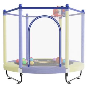 VGMiu Trampolín de 60 pulgadas para niños, trampolín pequeño de 5 pies para interiores y exteriores