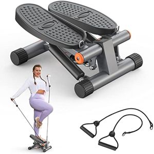Niceday Steppers para ejercicio, Escalera con bandas de resistencia, Mini paso a paso con capacidad