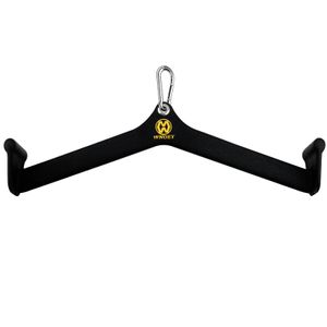 WNOEY Accesorio desplegable LAT, barra de tríceps trasera, entrenamiento de fuerza, agarre de mango,