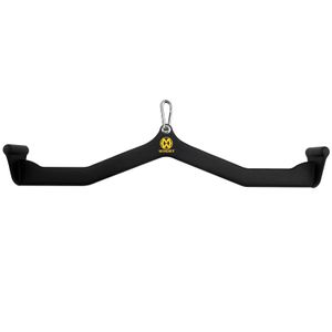 WNOEY Accesorio desplegable LAT, barra de tríceps trasera, entrenamiento de fuerza, agarre de mango,