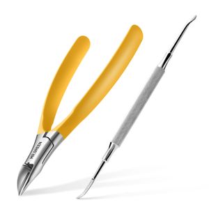 MR.GREEN Cortaúñas de acero inoxidable para uñas encarnadas, uñas gruesas y duras, herramientas de