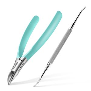 MR.GREEN Cortaúñas de acero inoxidable para uñas encarnadas, uñas gruesas y duras, herramientas de