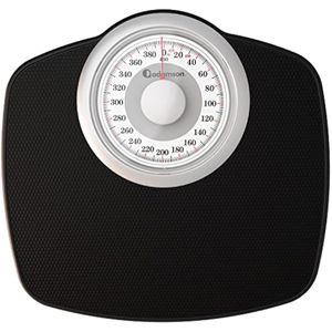 Adamson Báscula de grado médico A25W para peso corporal, hasta 400 libras, nueva 2023, superficie de