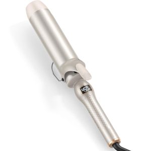 Rizador de 2 pulgadas, varita rizadora de barril grande para cabello largo, calefacción MCH con 12