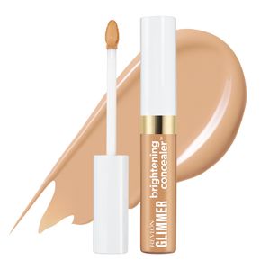 Revlon Glimmer - Corrector iluminador, maquillaje líquido debajo de los ojos, hecho con cafeína,