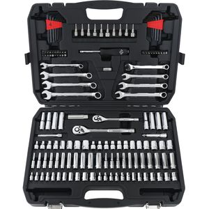 Amazon Basics - Juego de herramientas de llaves mecánicas con estuche