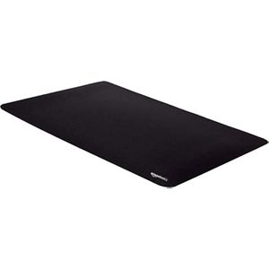 Amazon Basics Alfombrilla de mouse rectangular grande extendida para computadora, color negro