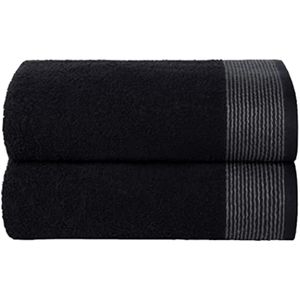 BELIZZI HOME Juego de 2 toallas de baño ultrasuaves de gran tamaño de 28 x 55 pulgadas, 100%