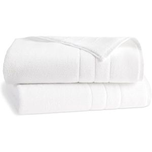 Brooklinen Juego de 2 toallas superafelpadas, color gris humo, 100% algodón, las mejores toallas de