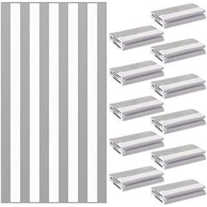 Juego de 12 toallas de playa de microfibra, sin arena, a granel, toalla de playa de secado rápido de