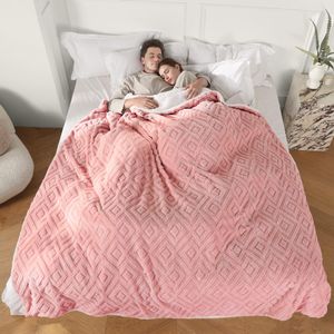 CHIOKY Manta térmica eléctrica, 50 x 60 pulgadas, extra gruesa y cálida, con apagado automático de 4