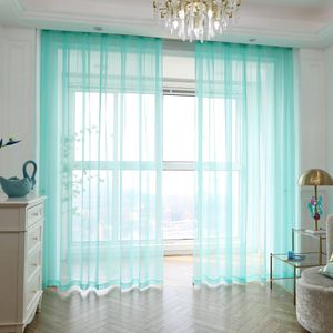 Cortinas traslúcidas blancas para ventana de 84 pulgadas de largo, juego de 2 paneles de cortinas