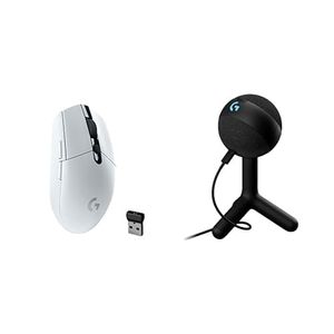 Logitech G 305 LIGHTSPEED - Mouse inalámbrico para juegos, sensor Hero 12K, 12,000 DPI, ligero, 6