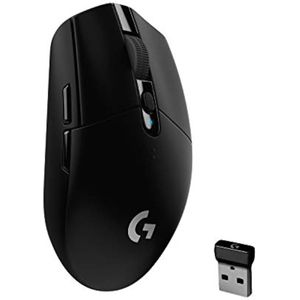 Logitech G 305 LIGHTSPEED - Mouse inalámbrico para juegos, sensor Hero 12K, 12,000 DPI, ligero, 6