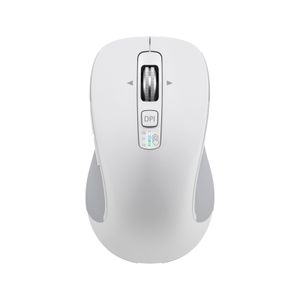 Mouse inalámbrico Bluetooth (USB + BT1 + BT2), tamaño completo, desplazamiento de 4 vías, mouse