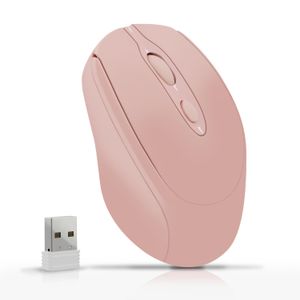 Ratón inalámbrico, mouse de computadora con Bluetooth 5.2 y 2.4G conectividad de modo dual, mouse