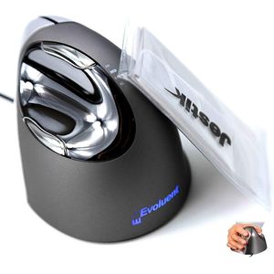 Evoluent - Mouse vertical 4 para mano derecha (VM4R) - Ratón ergonómico con cable USB para
