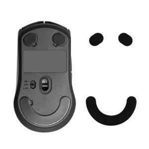 kwmobile Pies de ratón de repuesto compatibles con SteelSeries Rival 3 - Adhesivo para patines de