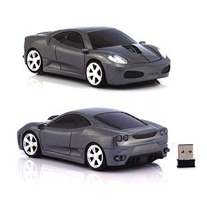 Coche Ratón Inalámbrico Ratones Ópticos Ergonómicos USB 2.4G Mini Receptor para Windows Portátil