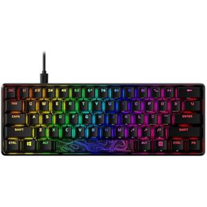 HyperX Alloy Origins 60: teclado mecánico para juegos, factor de forma ultra compacto del 60 %,