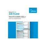 Heladera con Freezer Inverter Midea MDRT385MTF01AD 266Lts Blanco